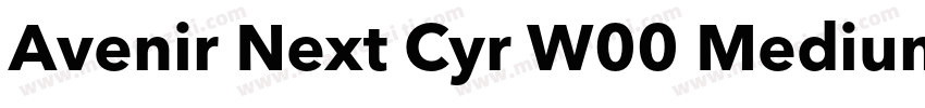 Avenir Next Cyr W00 Medium字体转换